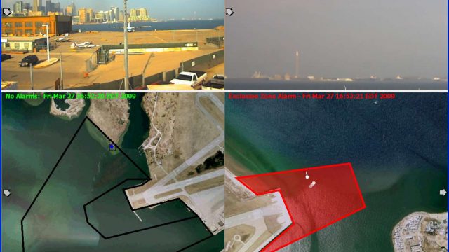 Photo of Accipiter<sup>®</sup> Radars in first North American ATC Tower