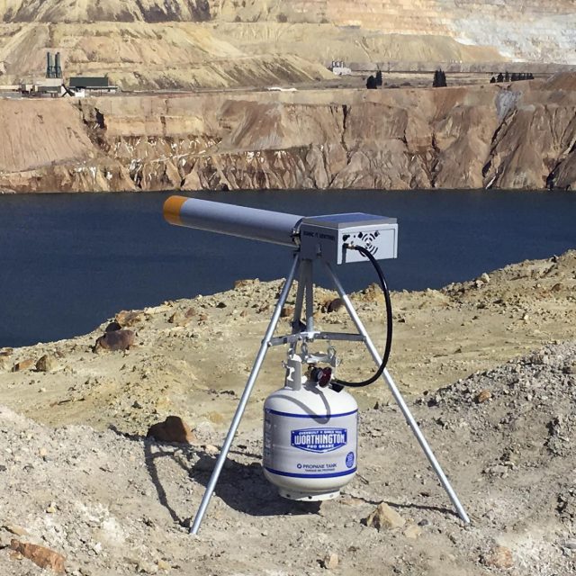 Radar-Activated Propane Cannon