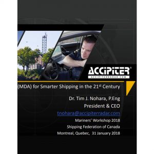 Shared Maritime Domain Awareness (MDA) for Smarter Shipping in the 21st Century